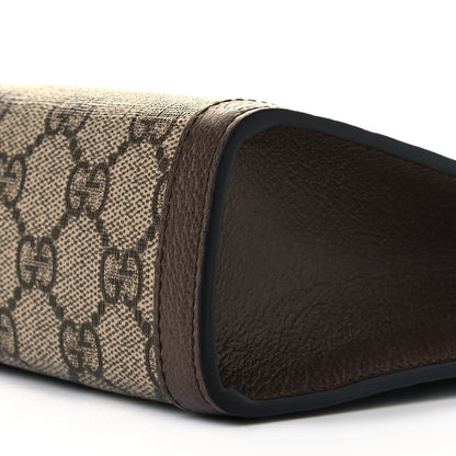 Gucci GG Supreme Monogram Web Ophidia Pouch Brown 8 of 8