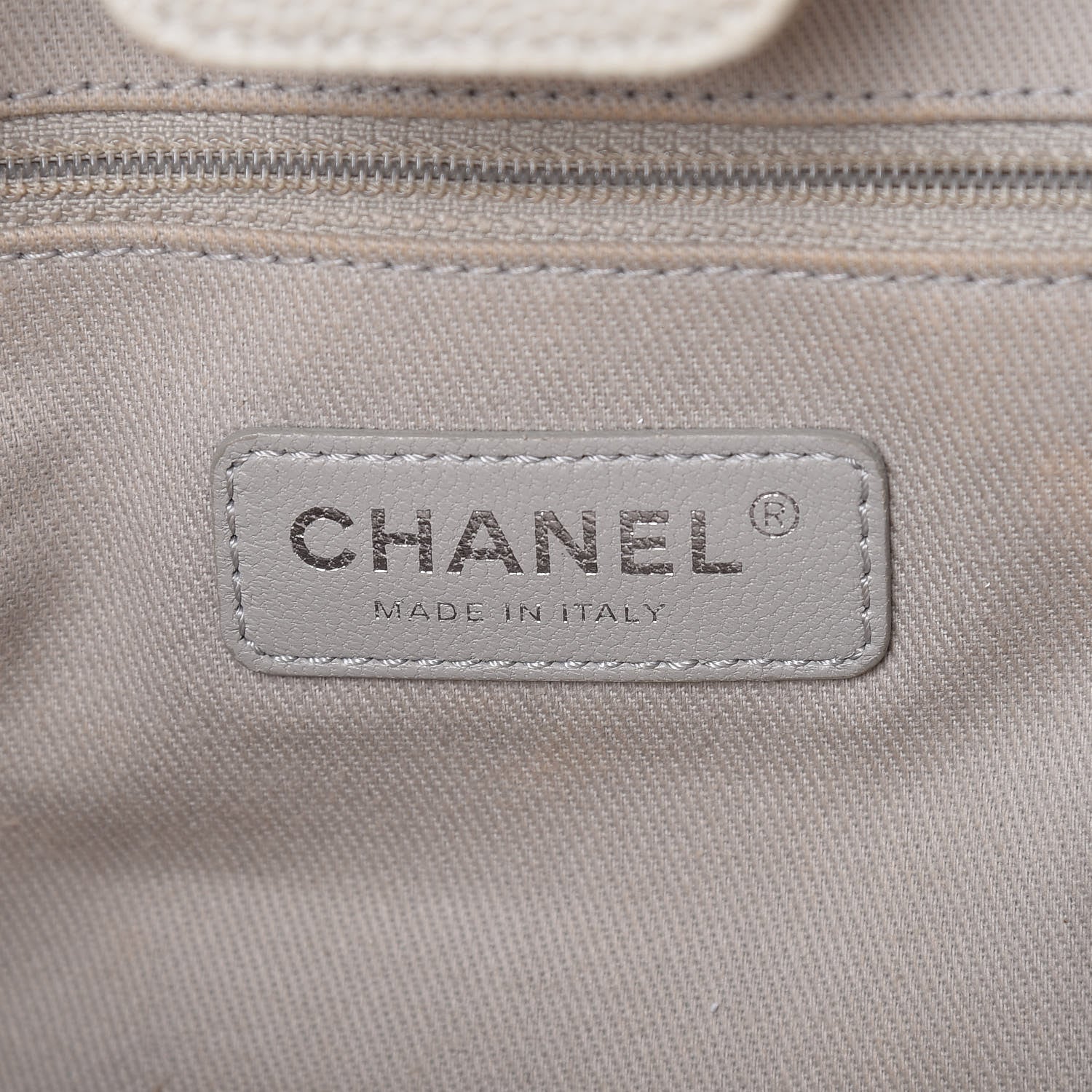 Chanel Glazed Calfskin Small Deauville Tote Ecru 6 of 12