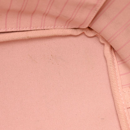 Louis Vuitton Damier Azur Neo Neverfull MM Rose Ballerine 17 of 21