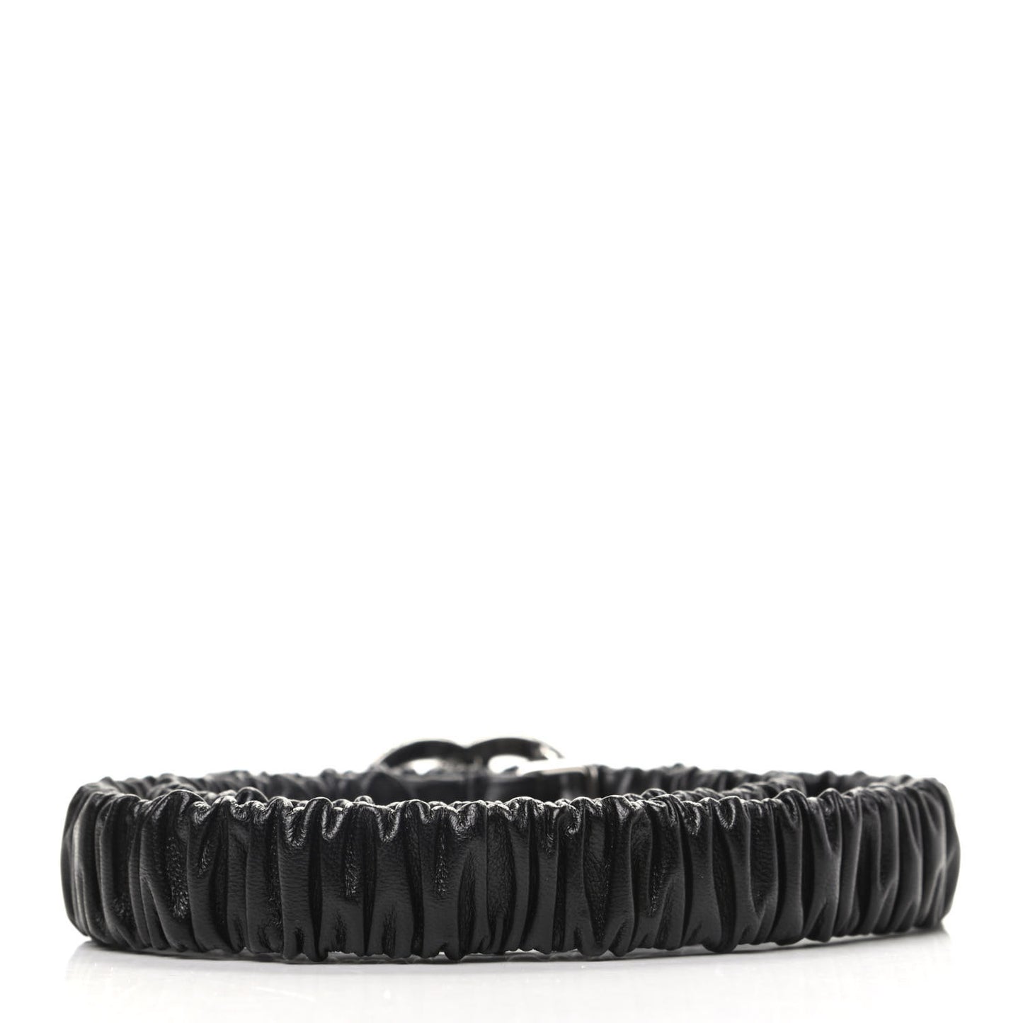 Lambskin Crystal CC Belt 80 32 Black