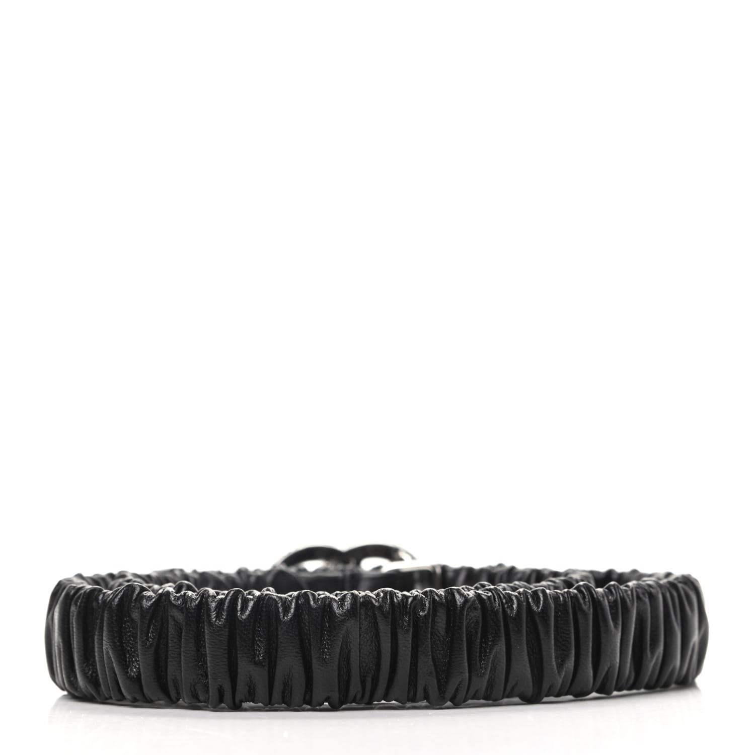 Chanel Lambskin Crystal CC Belt 80 32 Black 2 of 4