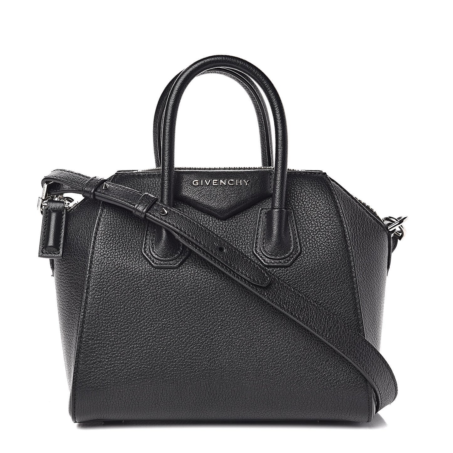 Sugar Goatskin Mini Antigona Black