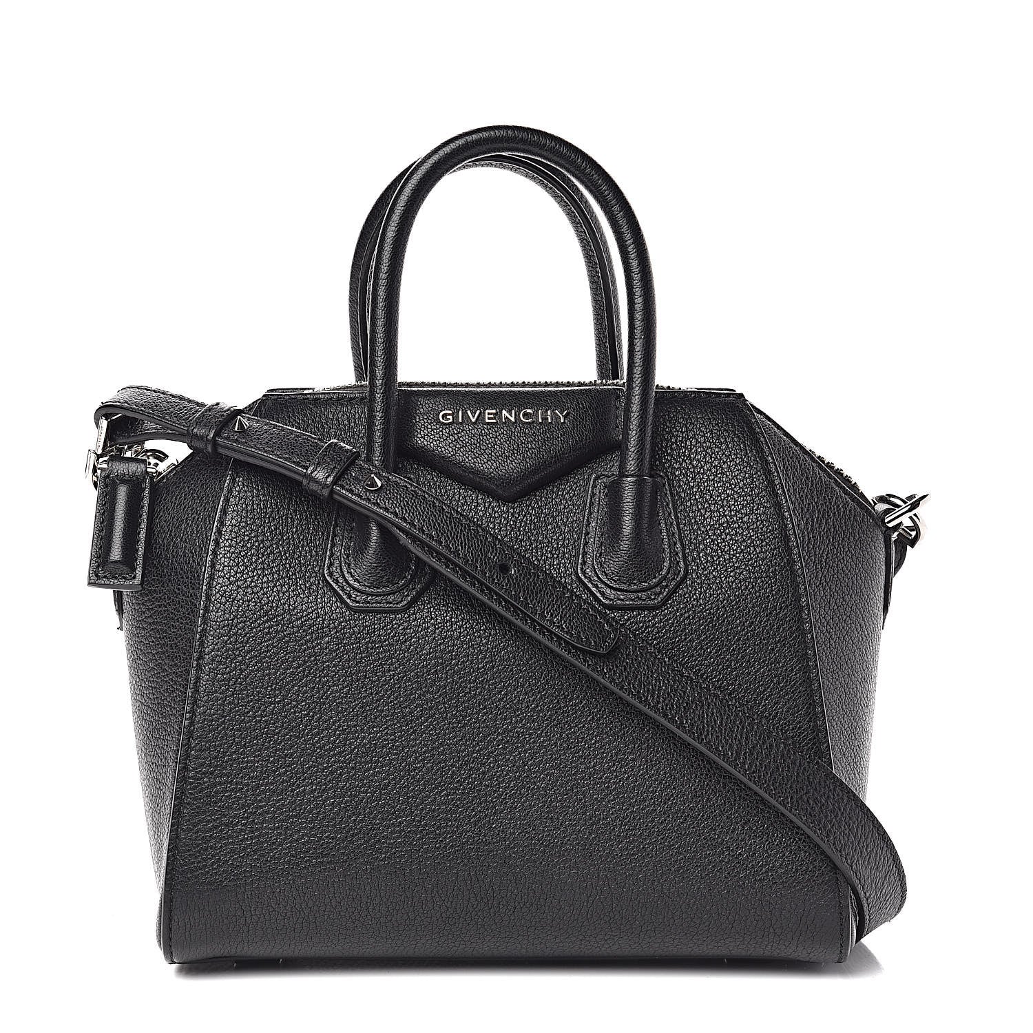 Givenchy Sugar Goatskin Mini Antigona Black 2 of 12