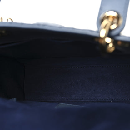 Christian Dior Lambskin Cannage Gradient Small My ABCDior Lady Dior Indigo Blue 5 of 13