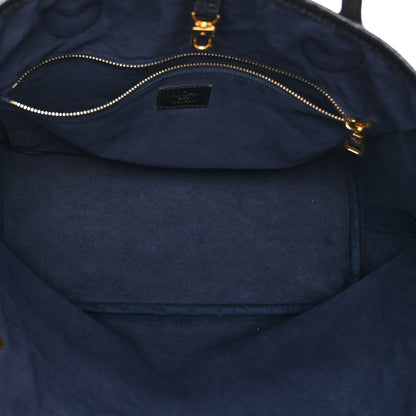 Louis Vuitton Empreinte Monogram Giant Neverfull MM Black 6 of 9