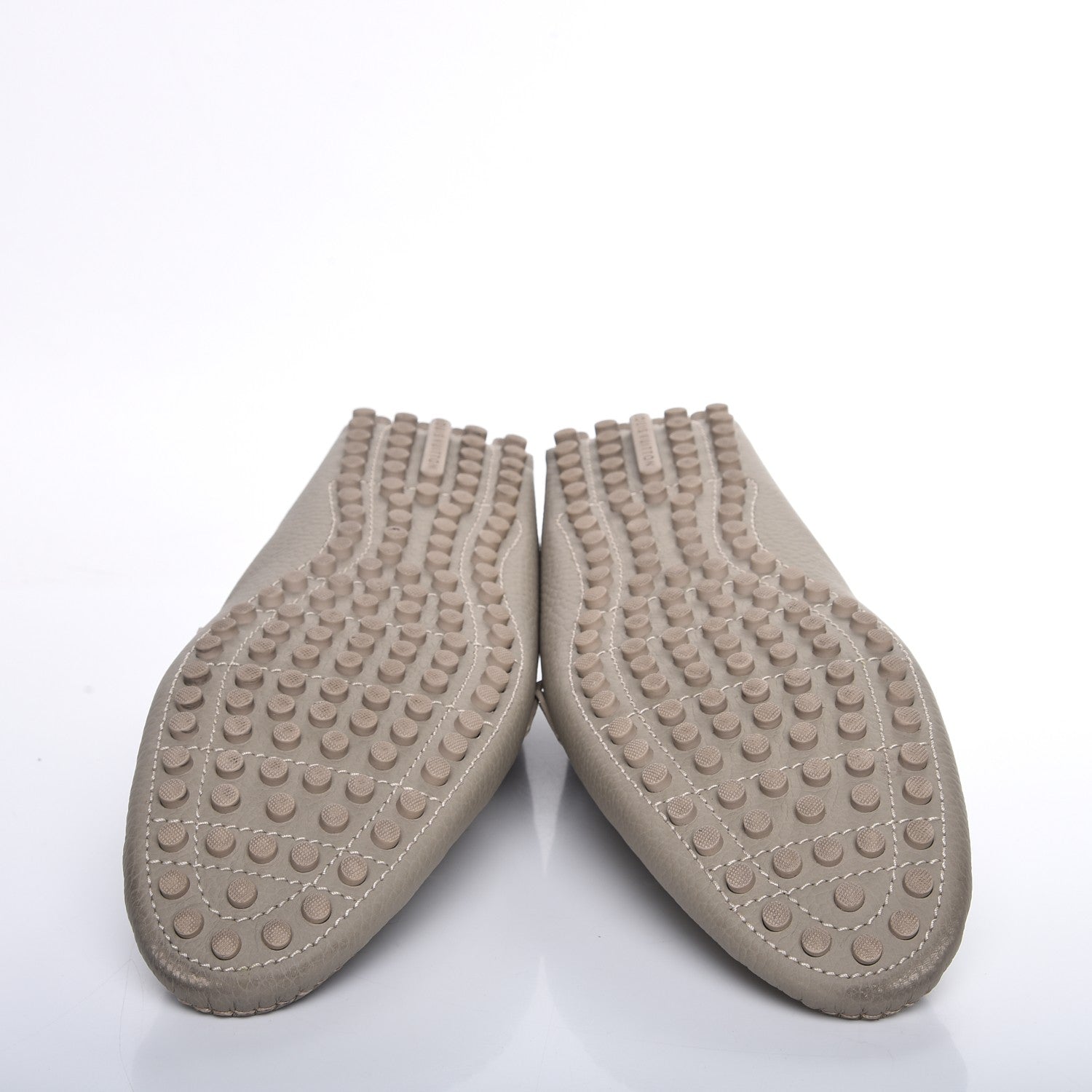 Louis Vuitton Mens Calfskin Hockenheim Moccasin Loafers 11 Beige 5 of 12