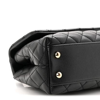 Chanel Caviar Quilted Mini Coco Handle Flap Black 9 of 10