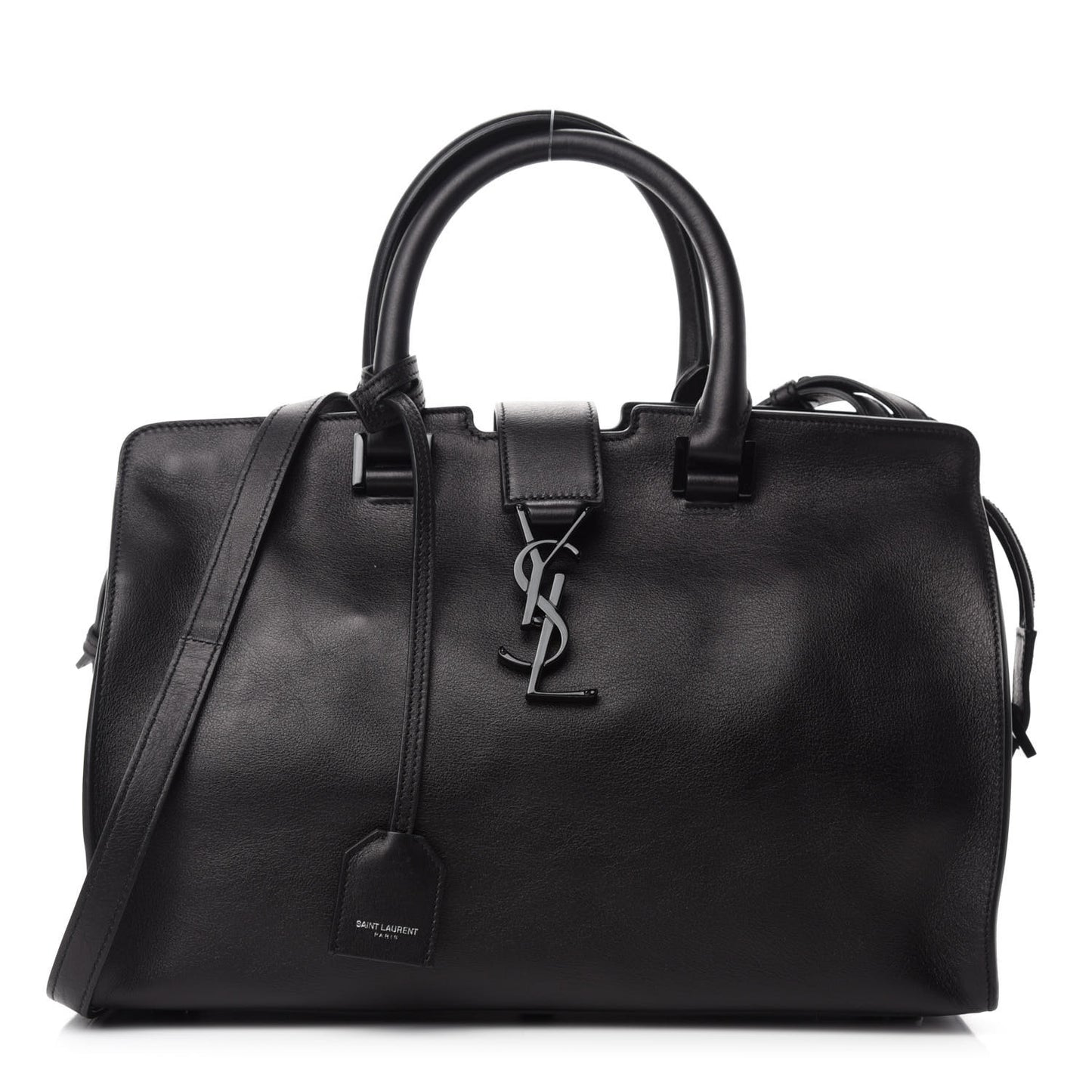 Calfskin Small Monogram Cabas Black