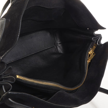 Saint Laurent Suede Large Sac de Jour Carryall Black 5 of 8