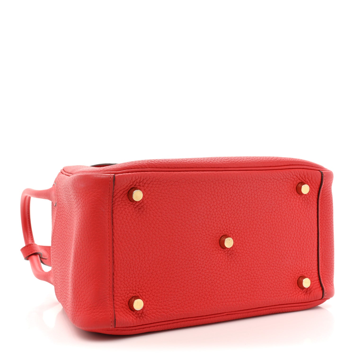 Hermes Taurillon Clemence Lindy 26 Rouge Tomate 4 of 16