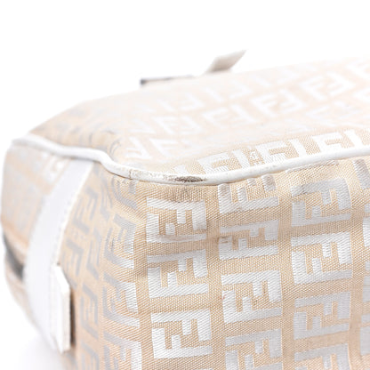 Fendi Zucchino Shoulder Bag White 10 of 15