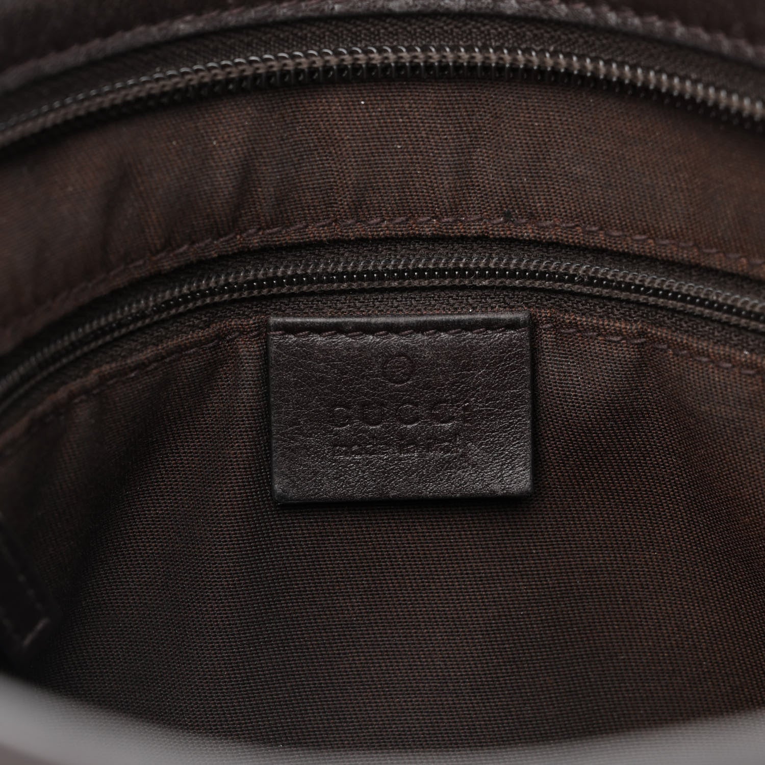 Gucci GG Plus Monogram Medium Flat Messenger Bag Dark Brown 6 of 14