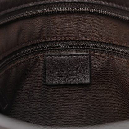 Gucci GG Plus Monogram Medium Flat Messenger Bag Dark Brown 6 of 14