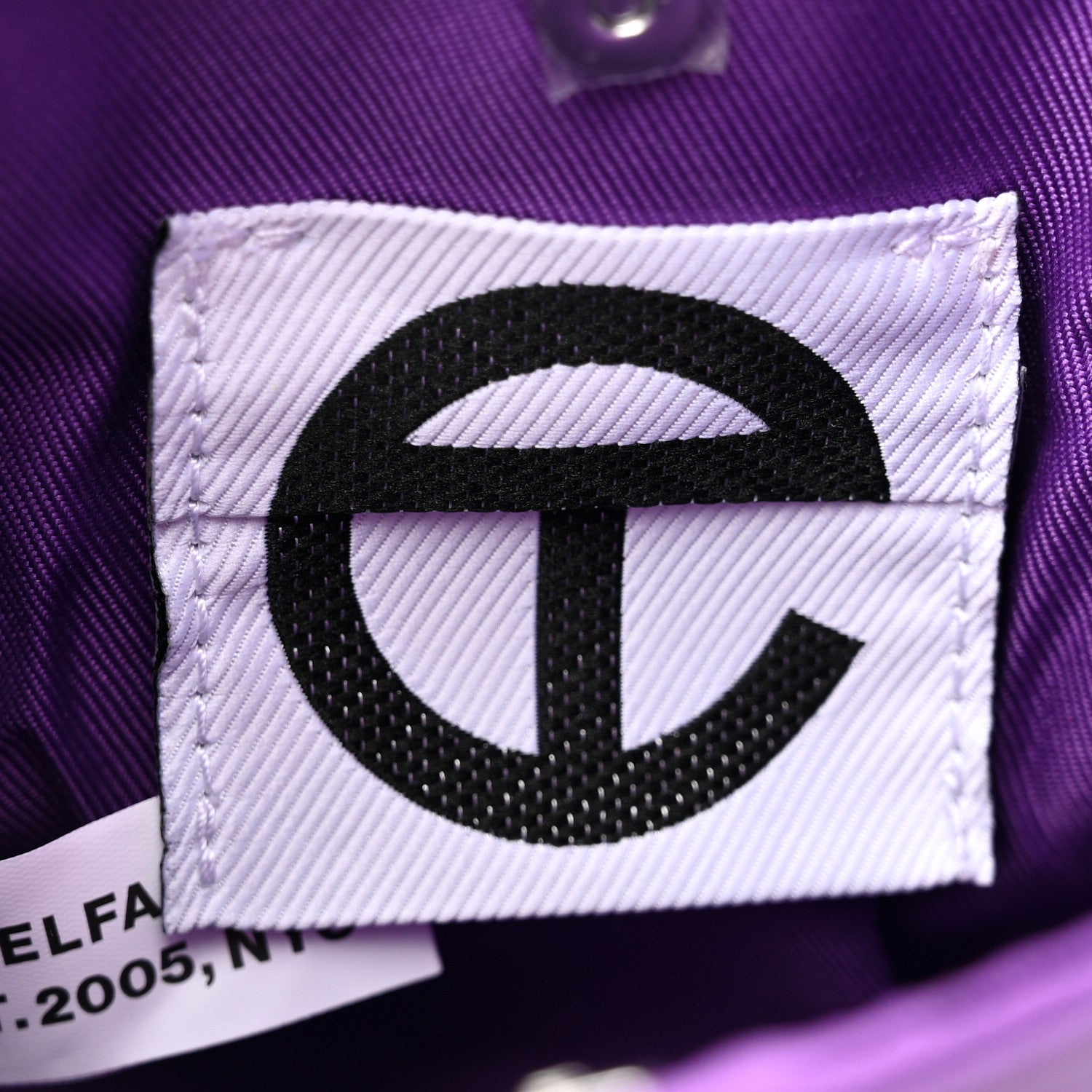Telfar Vegan Leather Small Shopping Bag Grape 6 of 10