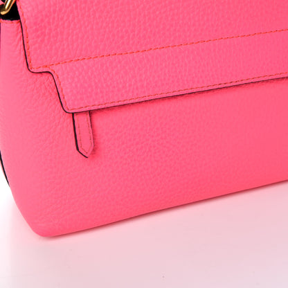 Burberry Calfskin Smooth Grain Small Burleigh Crossbody Bag Neon Pink 14 of 15