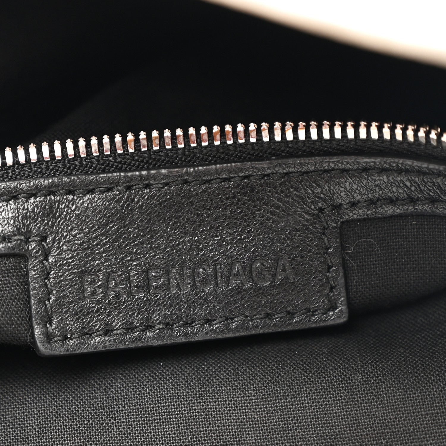 Balenciaga Agneau Arena Silver Hardware Medium Le City Optic White 6 of 13