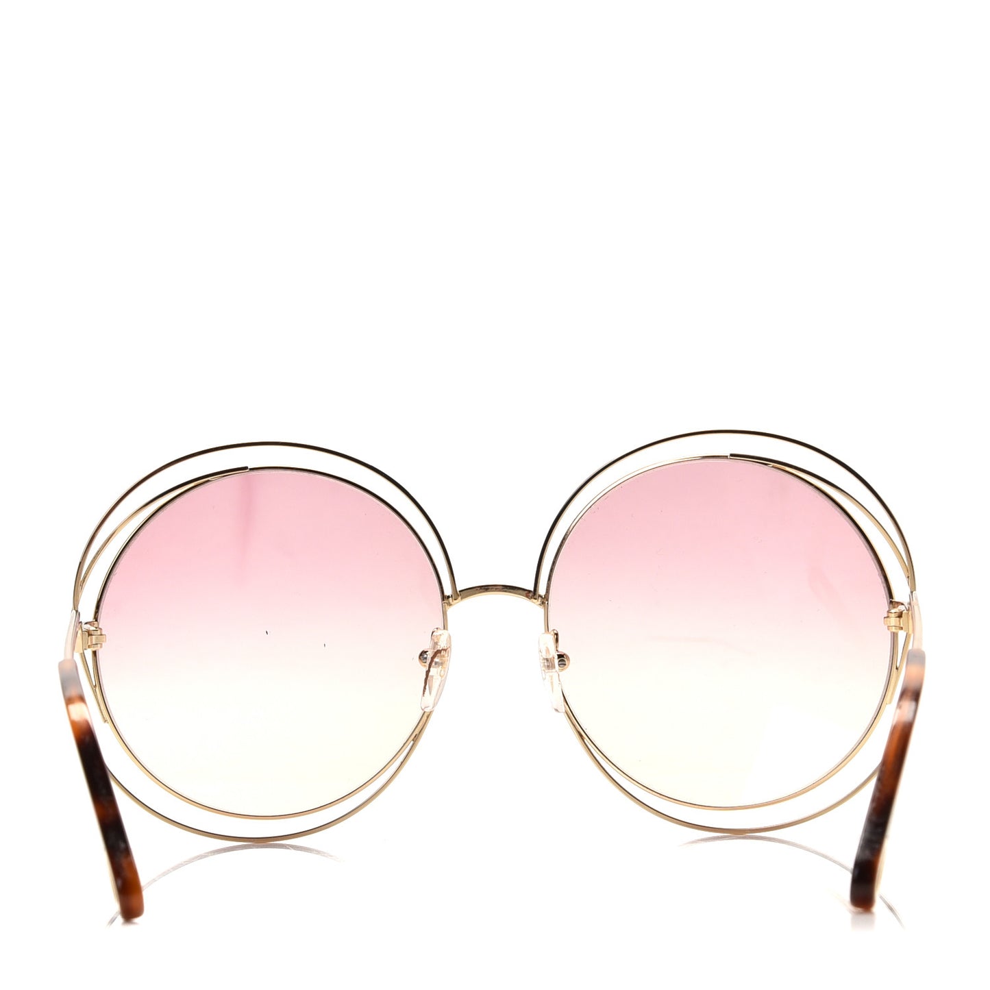 Oversized Round Carlina Oversized Round Sunglasses CE114SD Gold Pink