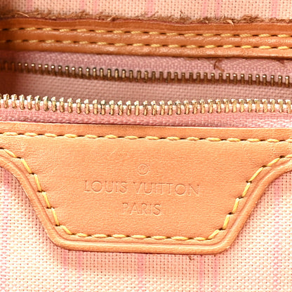 Louis Vuitton Damier Azur Neo Neverfull MM Rose Ballerine 7 of 10