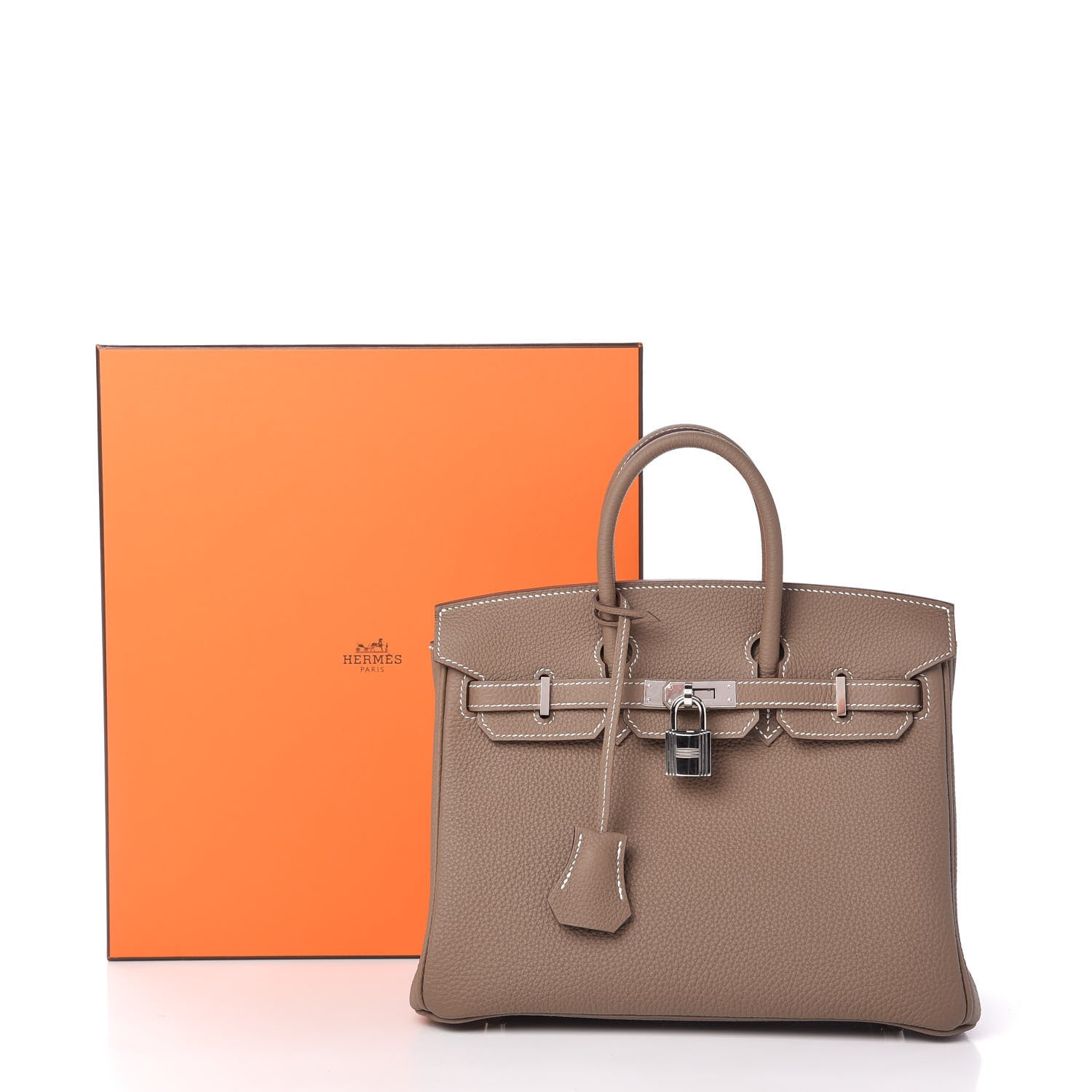Hermes Togo Birkin 25 Etoupe 11 of 11