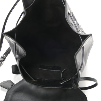 Alexander McQueen Calfskin Studded Padlock Backpack Black 6 of 15