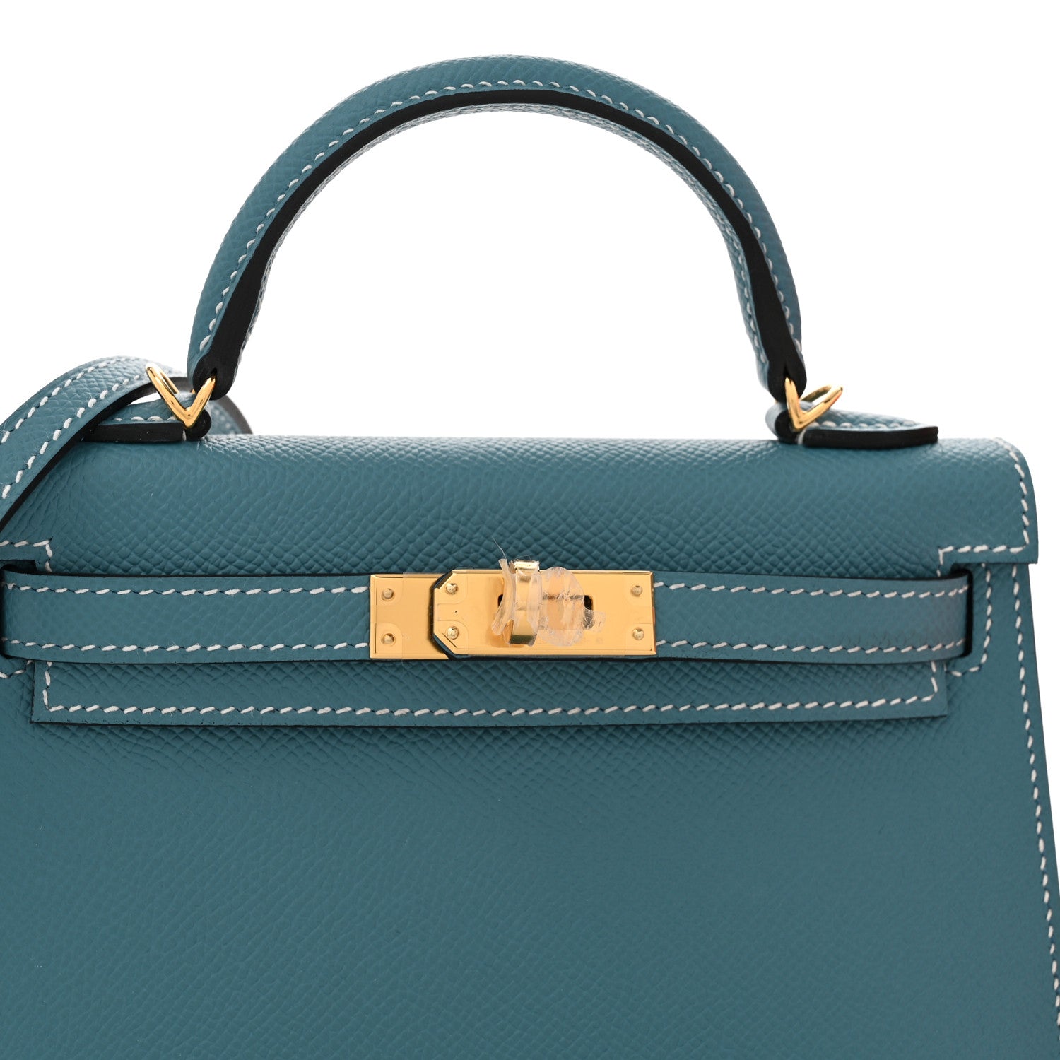 Hermes Epsom Mini Kelly Sellier 20 New Blue Jean 8 of 11