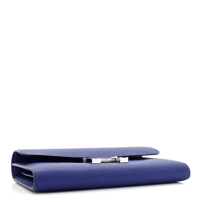 Hermes Epsom Constance Long Wallet Bleu Electrique 4 of 18