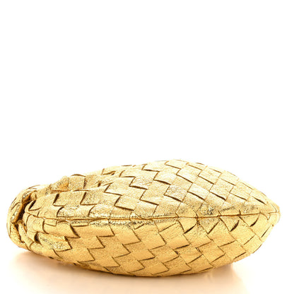 Bottega Veneta Metallic Nappa Intrecciato Mini Jodie Gold 4 of 9