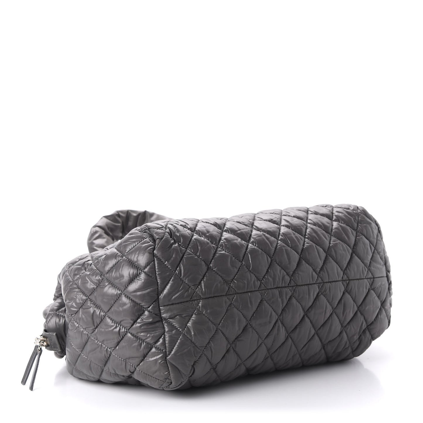 Nylon Quilted Coco Cocoon Bowler Grey
