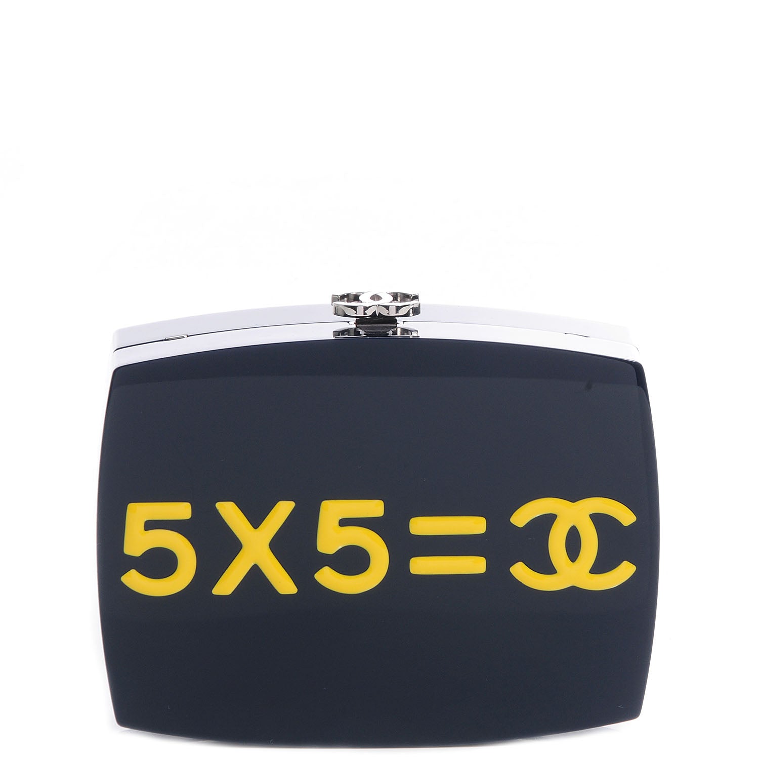Chanel Plexiglass Evening In The Street 5x5=CC Small Clutch Dark Blue 1 of 8