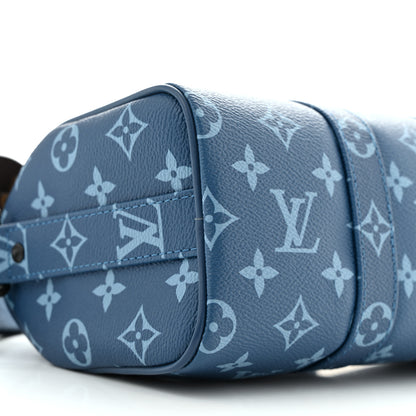 Louis Vuitton Monogram Keepall Bandouliere 25 Atlantic Blue 8 of 12