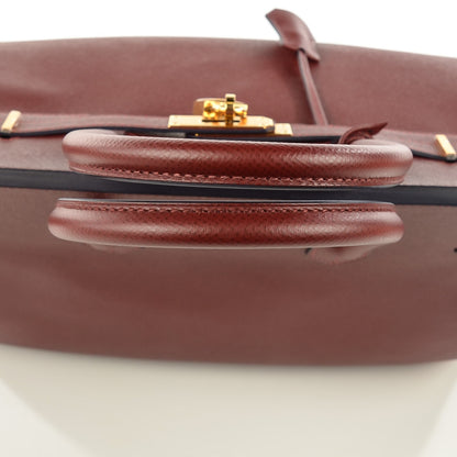 Hermes Epsom Contour Birkin 35 Rouge H Navy 26 of 27