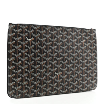 Goyard Goyardine Senat Pochette MM Black 3 of 9