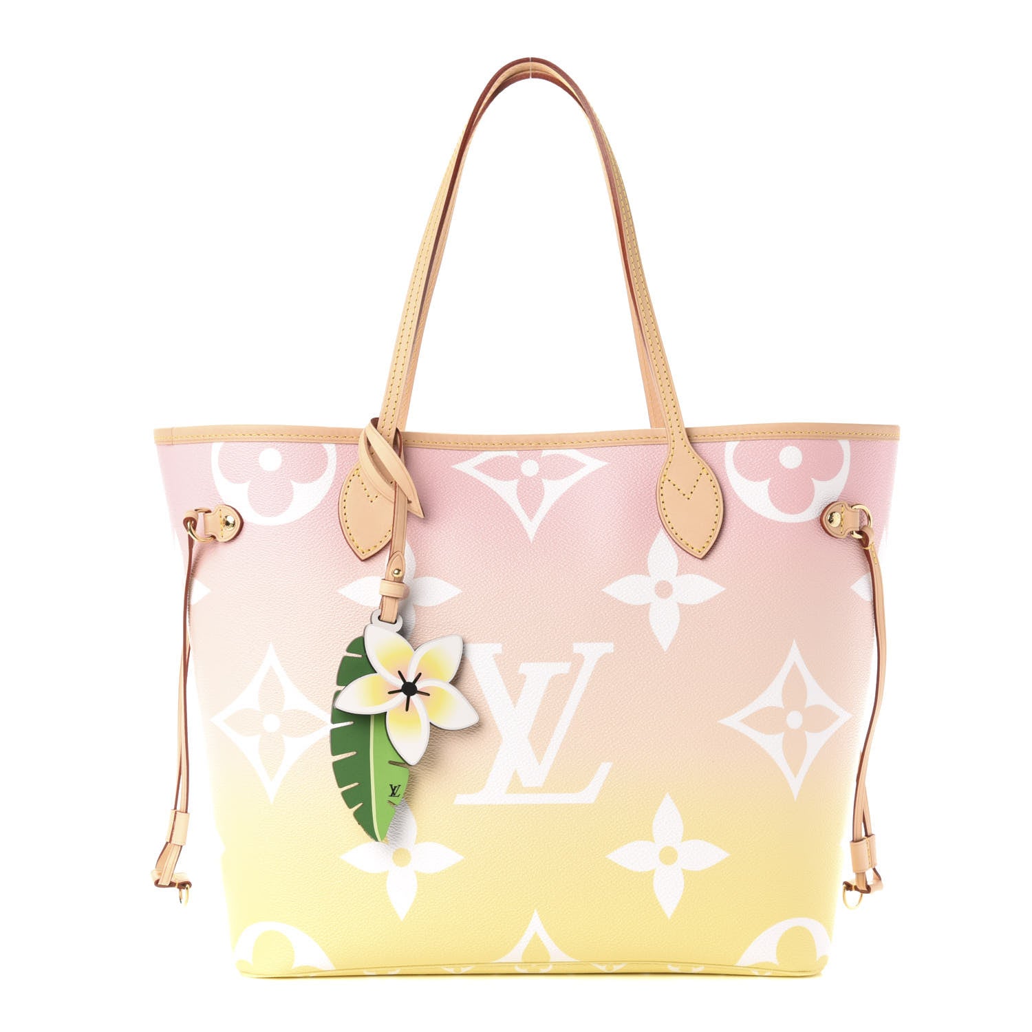 Louis Vuitton Monogram Giant By The Pool Neverfull MM Light Pink 3 of 15