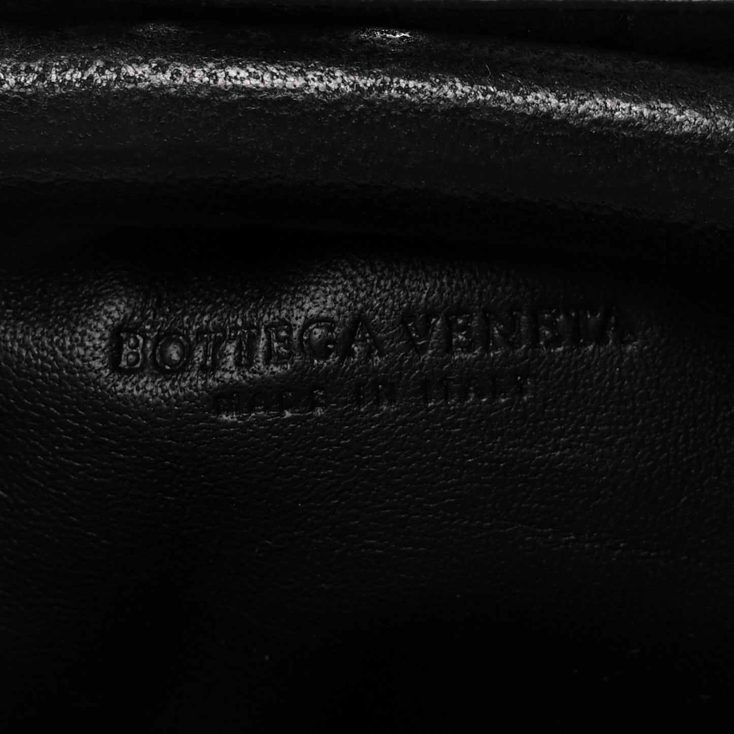 Nappa Intrecciato The Mini Pouch Black