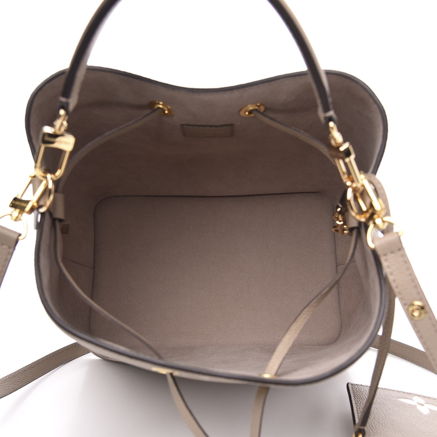 Louis Vuitton Empreinte Monogram Giant Neonoe MM Tourterelle Creme 6 of 9