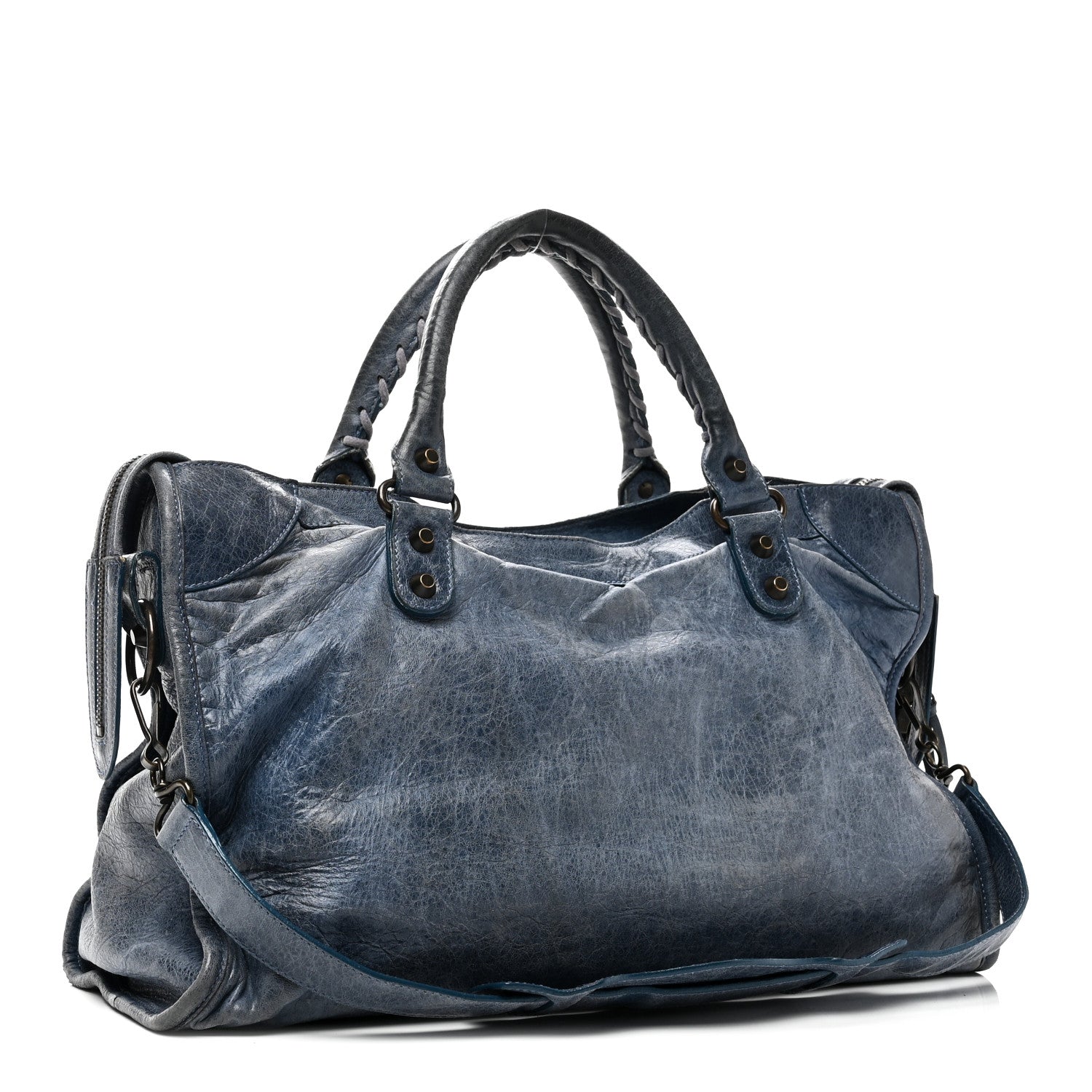 Balenciaga Agneau Classic Hardware City Bleu Glacier 4 of 13