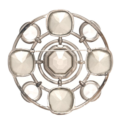 Chanel Crystal Large Brooch Silver 2 of 3