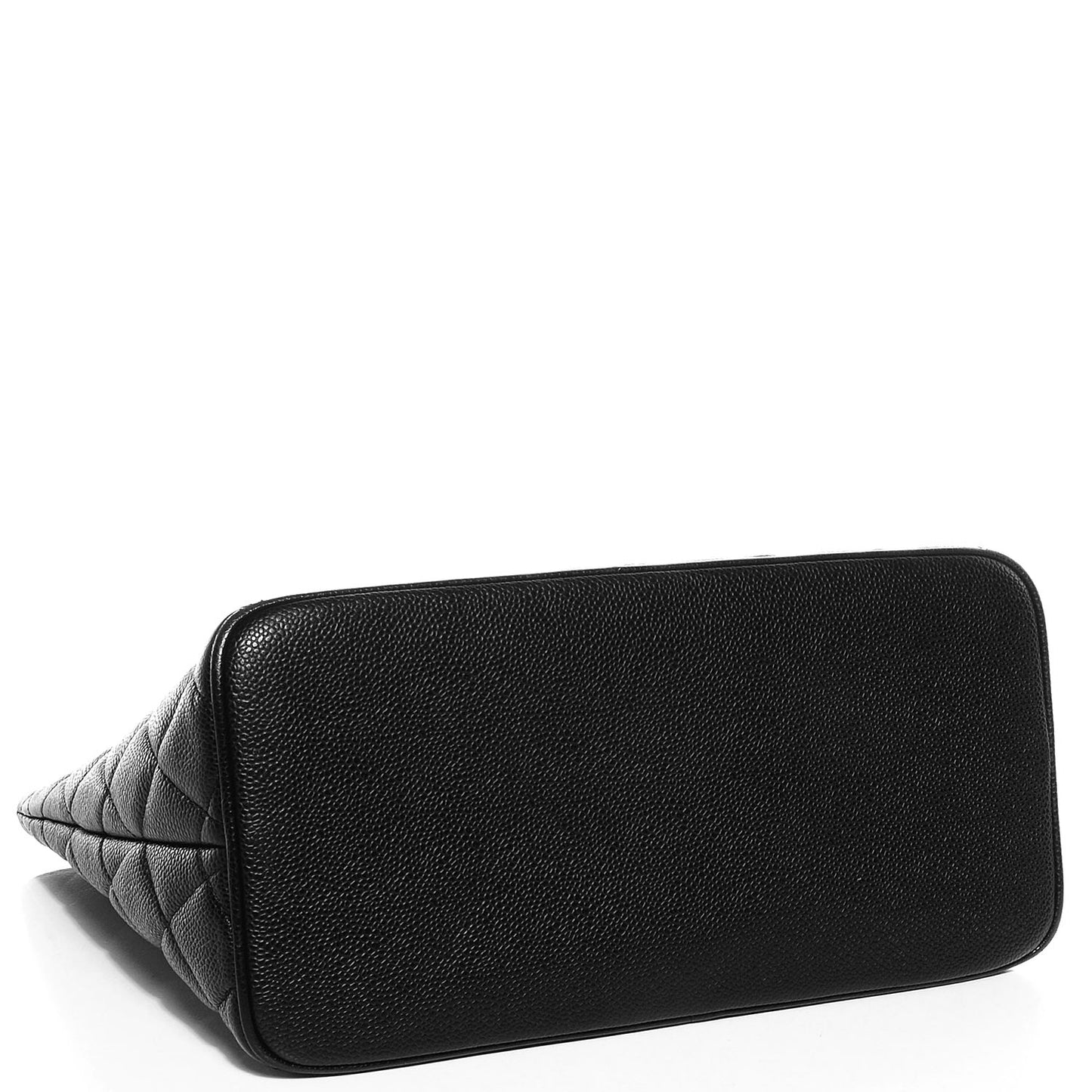 Caviar Quilted Medallion Tote Black