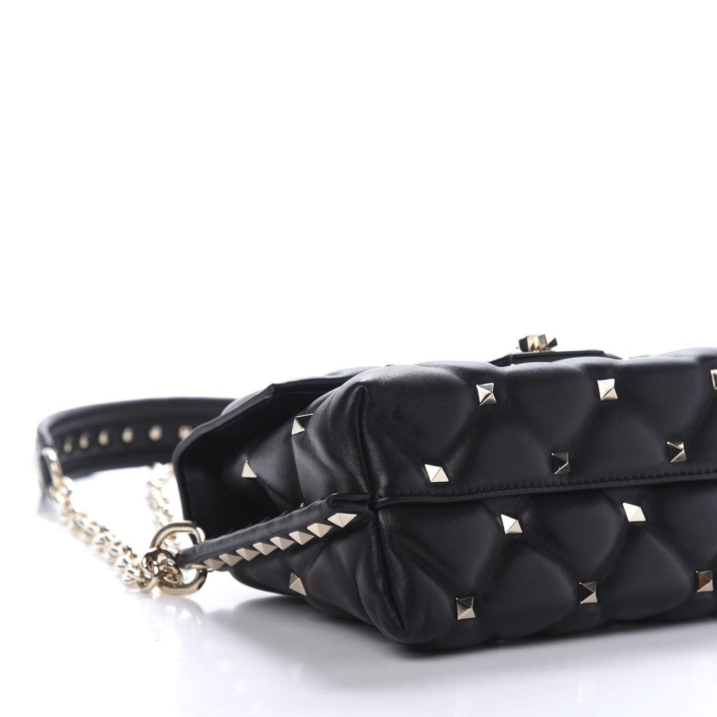 Nappa Small Candystud Crossbody Black