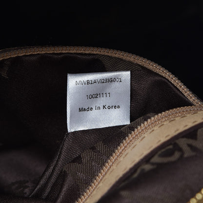 MCM Visetos Vintage Boston Satchel Beige 8 of 9
