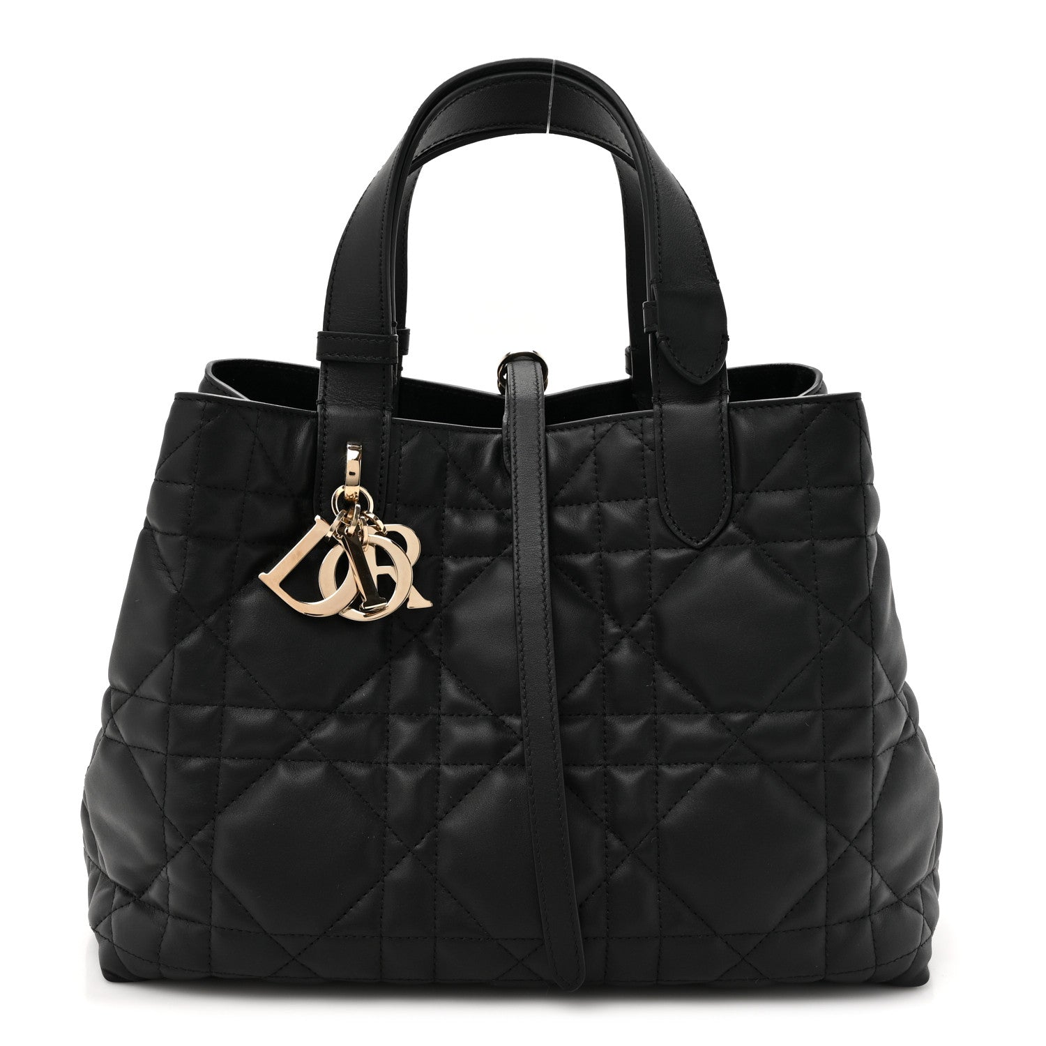 Christian Dior Calfskin Macrocannage Medium Toujours Black 1 of 11