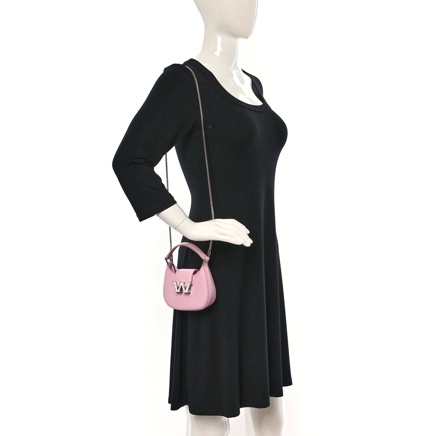 Calfskin Micro Legacy Hobo Light Pink