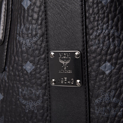 MCM Visetos Medium Liz Reversible Shopper Tote Black 13 of 14