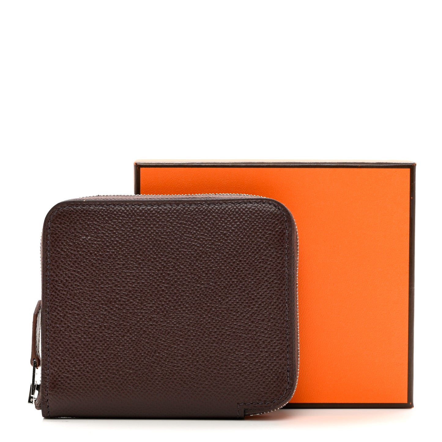 Epsom Silk'in Compact Wallet Chocolate