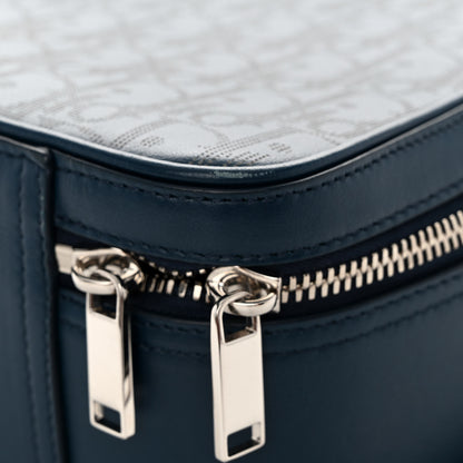 Christian Dior Calfskin Perforated Oblique Galaxy Marsupio World Tour Pelle Sling Navy Blue 12 of 12