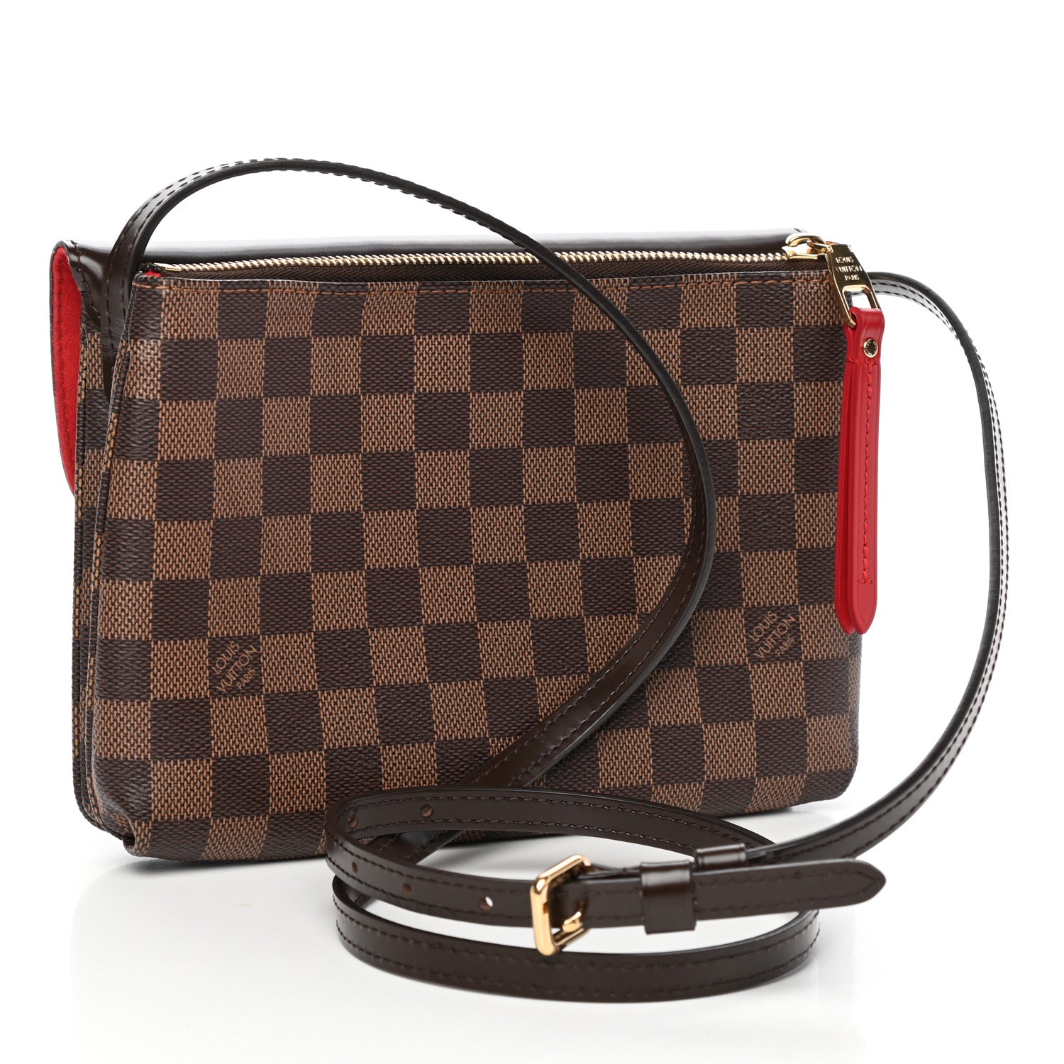 Louis Vuitton Damier Ebene Twice Cherry 3 of 11