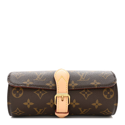 Louis Vuitton Monogram 3 Watch Travel Case 1 of 8