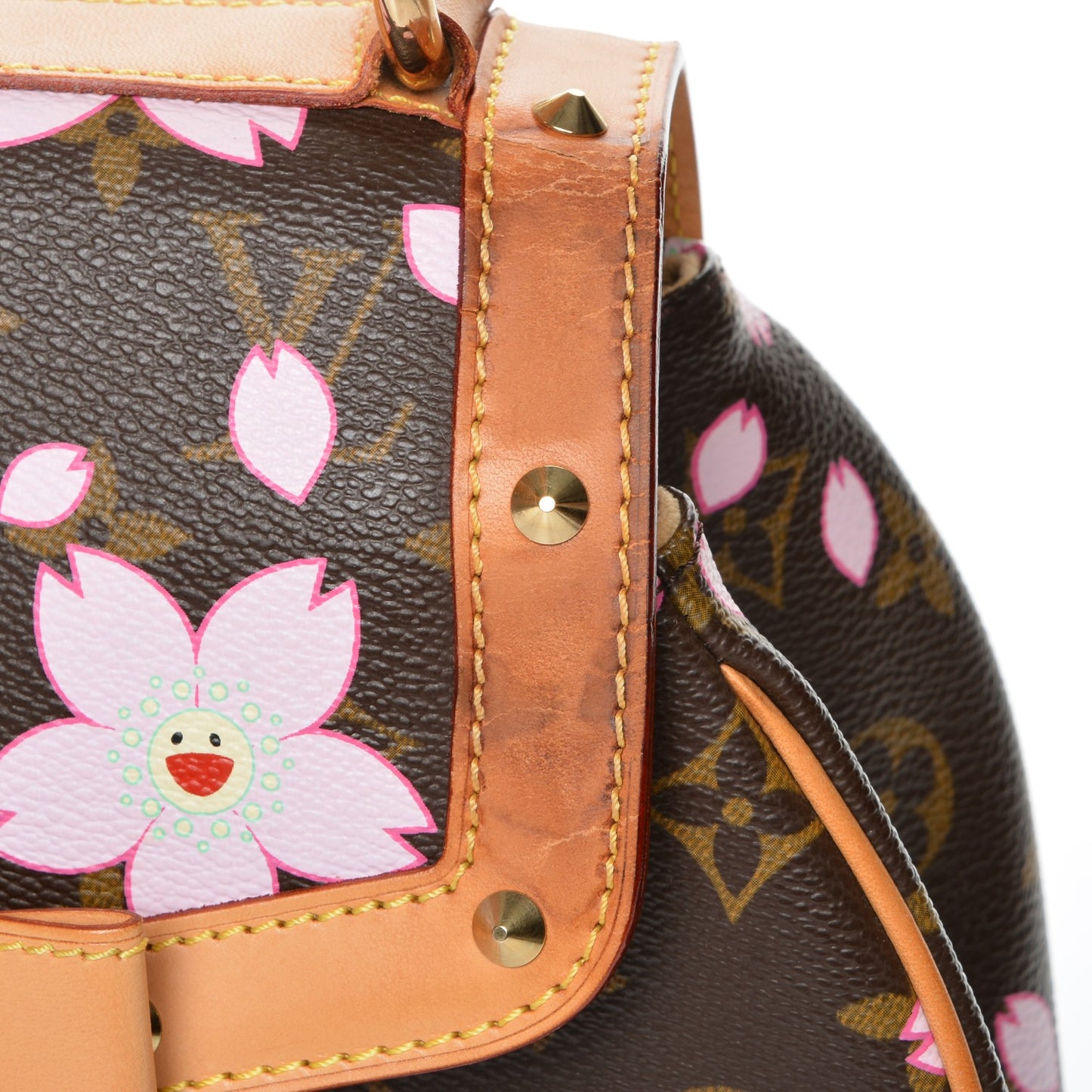 Monogram Cherry Blossom Sac Retro Bag Brown