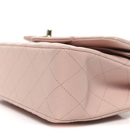 Chanel Lambskin Quilted Small Double Flap Light Pink 10 of 10