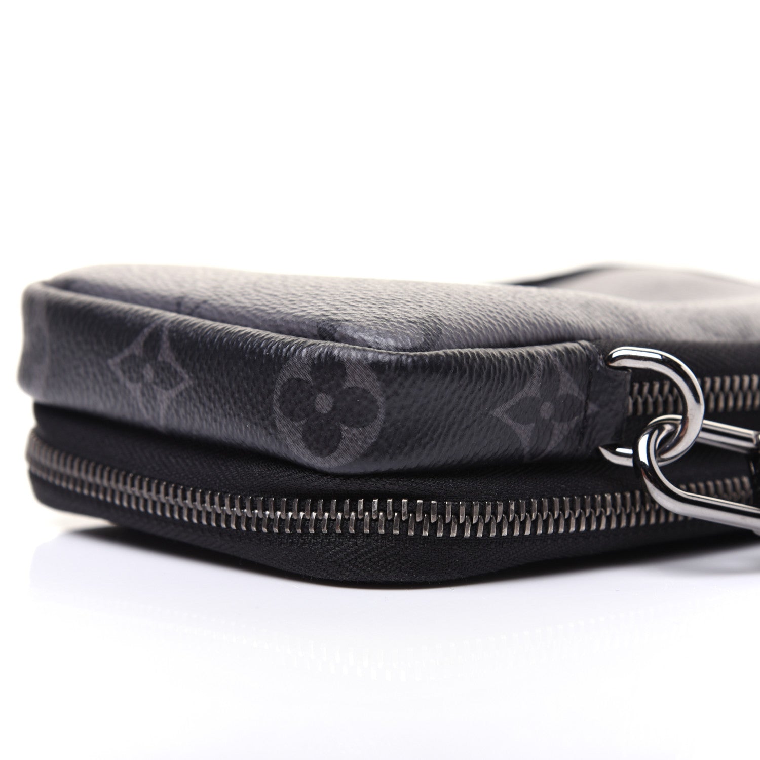Louis Vuitton Monogram Eclipse Reverse Double Phone Pouch 9 of 18